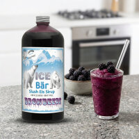 Ice Bär Slush Sirup Brombeer Geschmack 1L 1:5 AZO & glyzerinfrei