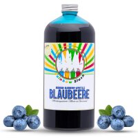 Rainbow Slush Sirup AZO FREI | Geschmack Blaubeere 1...
