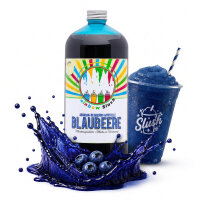Rainbow Slush Sirup Blaubeer Geschmack 1L 1:5 AZO &...