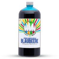 Rainbow Slush Sirup Blaubeer Geschmack 1L 1:5 AZO & glyzerinfrei
