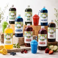 Rainbow Slush Sirup Blaubeer Geschmack 1L 1:5 AZO & glyzerinfrei