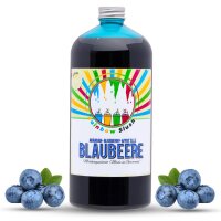 Rainbow Slush Sirup Blaubeere 1L 1:5 AZO frei ohne...