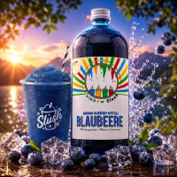 Rainbow Slush Sirup Blaubeere 1L 1:5 AZO frei ohne Glyzerin Konzentrat
