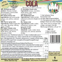 Rainbow Slush Sirup Cola 1L 1:5 AZO frei ohne Glyzerin...
