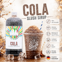 Rainbow Slush Sirup Cola 1L 1:5 AZO frei ohne Glyzerin...