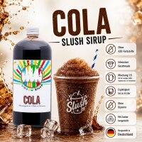 Rainbow Slush Sirup Cola Geschmack 1L 1:5 AZO &...