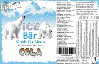 Ice Bär Slush Sirup Cola 1L 1:5 AZO frei ohne...