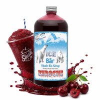 Ice Bär Slush Sirup Kirsch Geschmack 1L 1:5 AZO...