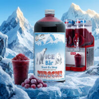 Ice Bär Slush Sirup Kirsch Geschmack 1L 1:5 AZO & glyzerinfrei