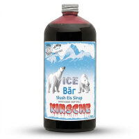 Ice Bär Slush Sirup Kirsch Geschmack 1L 1:5 AZO & glyzerinfrei