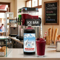 Ice Bär Slush Sirup Kirsch Geschmack 1L 1:5 AZO & glyzerinfrei