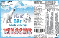 Ice Bär Slush Sirup Kirsche 1L 1:5 AZO frei ohne...