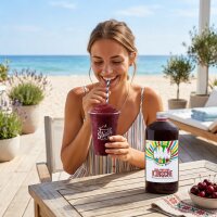Rainbow Slush Sirup Kirsch Geschmack 1L 1:5 AZO & glyzerinfrei