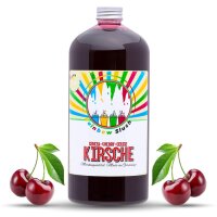 Rainbow Slush Sirup Kirsche 1L 1:5 AZO frei ohne Glyzerin...