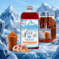 Ice Bär Slush Sirup Pfirsich Geschmack 1L 1:5 AZO & glyzerinfrei