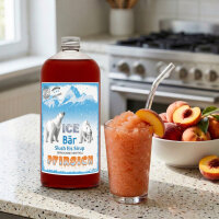 Ice Bär Slush Sirup Pfirsich Geschmack 1L 1:5 AZO & glyzerinfrei