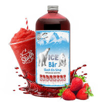 Ice Bär Slush Sirup Erdbeer Geschmack 1L 1:5 AZO...