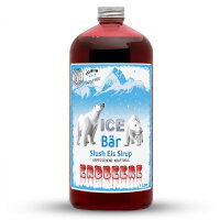 Ice Bär Slush Sirup Erdbeer Geschmack 1L 1:5 AZO & glyzerinfrei