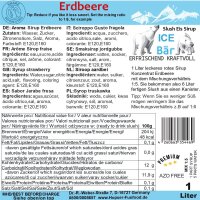 ICE BÄR Slush Sirup Konzentrat AZO FREI Erdbeere 1...