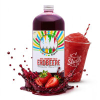Rainbow Slush Sirup Erdbeer Geschmack 1L 1:5 AZO &...