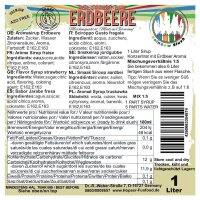 Rainbow Slush Sirup Erdbeere 1L 1:5 AZO frei ohne Glyzerin Konzentrat