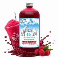 Ice Bär Slush Sirup Himbeer Geschmack 1L 1:5 AZO...