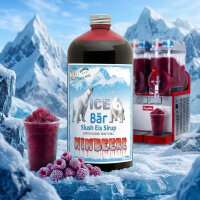 Ice Bär Slush Sirup Himbeer Geschmack 1L 1:5 AZO & glyzerinfrei