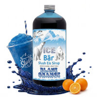 Ice Bär Slush Sirup Ozeanblau Blaue Orange Geschmack...