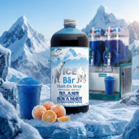 Ice Bär Slush Sirup Ozeanblau Blaue Orange Geschmack 1L 1:5 AZO & glyzerinfrei