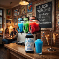 Ice Bär Slush Sirup Ozeanblau Blaue Orange Geschmack 1L 1:5 AZO & glyzerinfrei