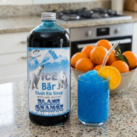 Ice Bär Slush Sirup Ozeanblau Blaue Orange Geschmack 1L 1:5 AZO & glyzerinfrei