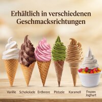 Softeis Pulver Schokolade 1,25 kg IceBär für Softeismaschine 1:5 Mischung