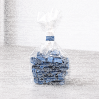 U-Clips 33 x 8 mm blau Papier mit Metallbügel, 100 Stück