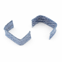 U-Clips 33 x 8 mm blau Papier mit Metallbügel, 100 Stück