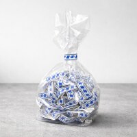 U-Clips 33 x 8 mm blau-weiß Papier mit Metallbügel, 100 Stück