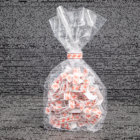 U-Clips 33 x 8 mm Rot-weiß Papier mit Metallbügel, 100 Stück