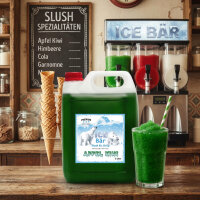 Ice Bär Slush Sirup Apfel Kiwi Geschmack 5L 1:5 AZO & glyzerinfrei