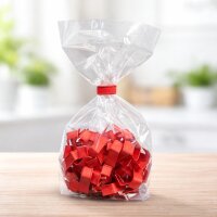 U-Clips 33 x 8 mm Rot Papier mit Metallbügel, 100 Stück