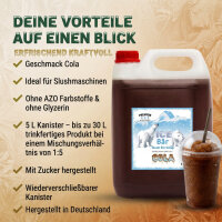 Ice Bär Slush Sirup Cola 5L 1:5 AZO frei ohne...