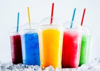 ICE BÄR Sirup Slush Kraftvollblau Blaubeere Konzentrat Glycerinfrei AZO FREI 5 Liter