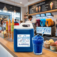 Ice Bär Slush Sirup Kraftvollblau Blaubeer Geschmack 5L 1:5 AZO & glyzerinfrei