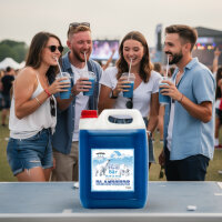 Ice Bär Slush Sirup Kraftvollblau Blaubeer Geschmack 5L 1:5 AZO & glyzerinfrei
