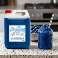 Ice Bär Slush Sirup Kraftvollblau Blaubeer Geschmack 5L 1:5 AZO & glyzerinfrei