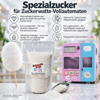 Grober Zuckerwattezucker Weiß 1,5 kg Beutel...