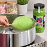 Zuckerwattezucker extra grob Apfel grün – Spezialzucker 700 g Dose