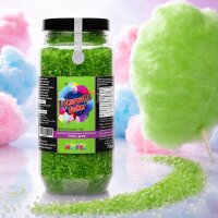 Zuckerwattezucker extra grob Apfel grün – Spezialzucker 700 g Dose
