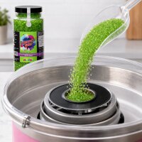 Zuckerwattezucker extra grob Apfel grün – Spezialzucker 700 g Dose