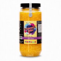 Zuckerwattezucker extra grob Vanille gelb – Spezialzucker 700 g Dose