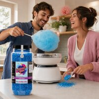 Zuckerwattezucker extra grob Blaubeere blau – Spezialzucker 700 g Dose