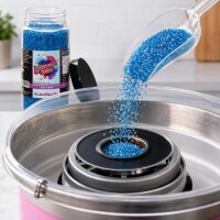 Zuckerwattezucker extra grob Blaubeere blau – Spezialzucker 700 g Dose